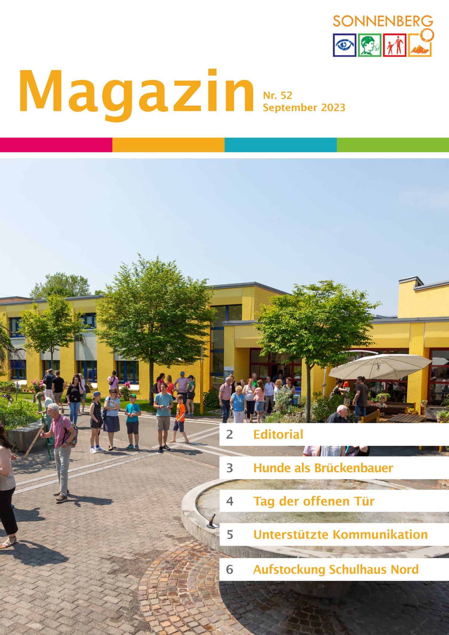 Schauen Sie mit Klick auf den Button das SONNENBERG Magazin an.